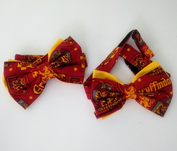 Gryffindor Harry Potter Pre-Tied Double Decker Bow Tie
