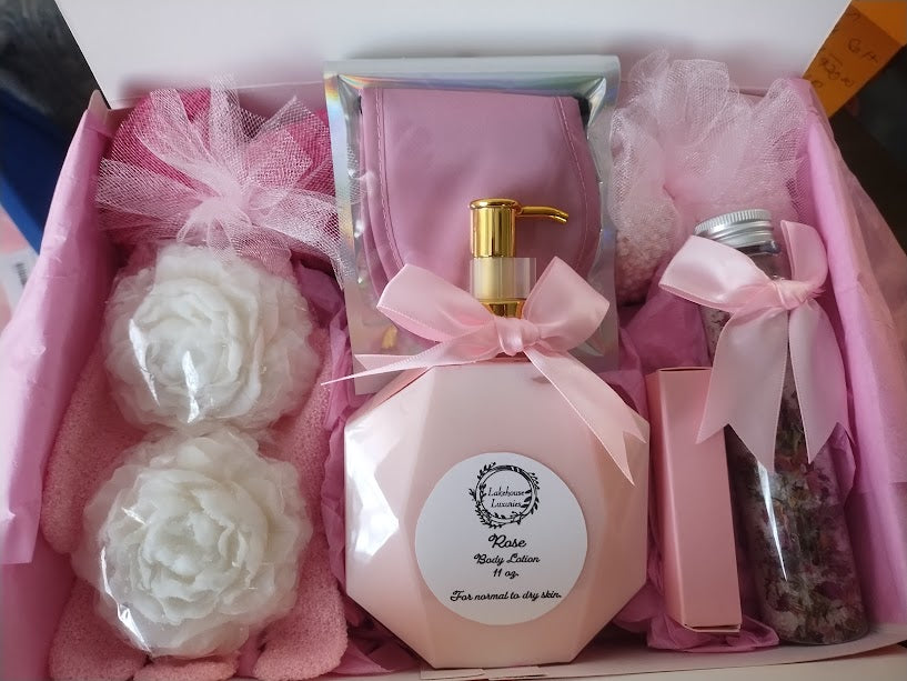 Deluxe Bath and Body Gift Set - Self Care, Thinking of You, Care Package, Thank You Gift