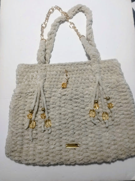 Beige Shoulder Bag