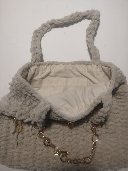 Beige Shoulder Bag