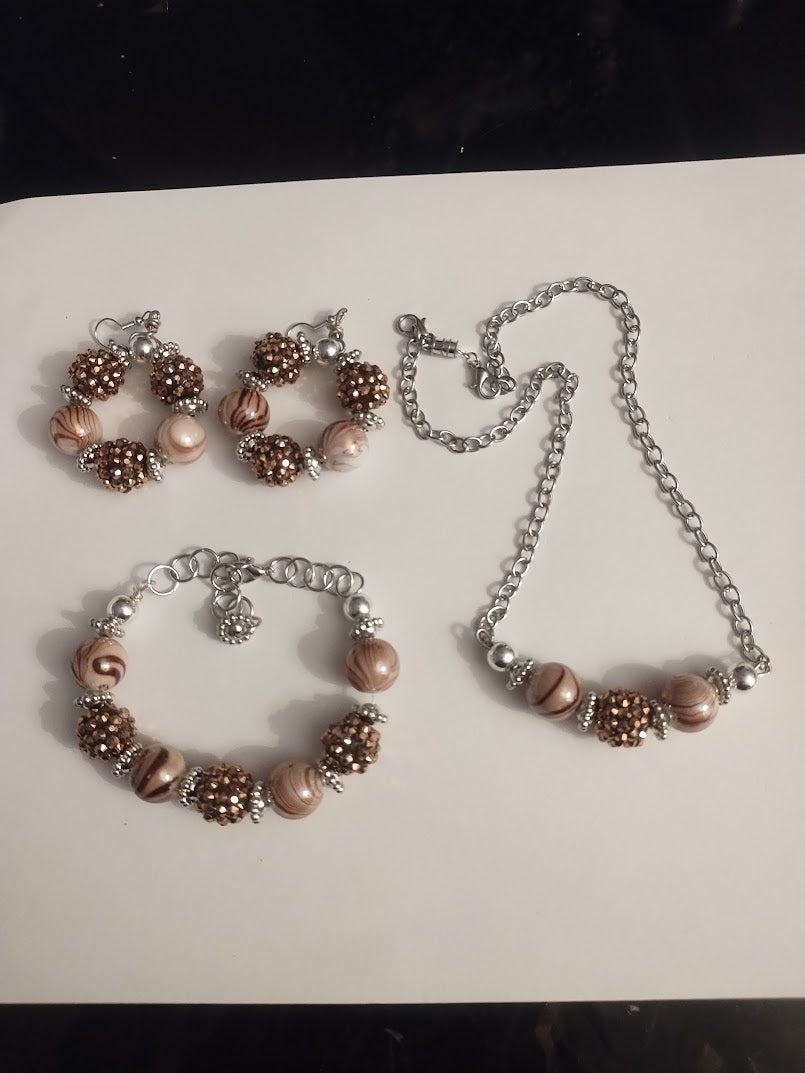 Beaded Set - Handmade Jewelry