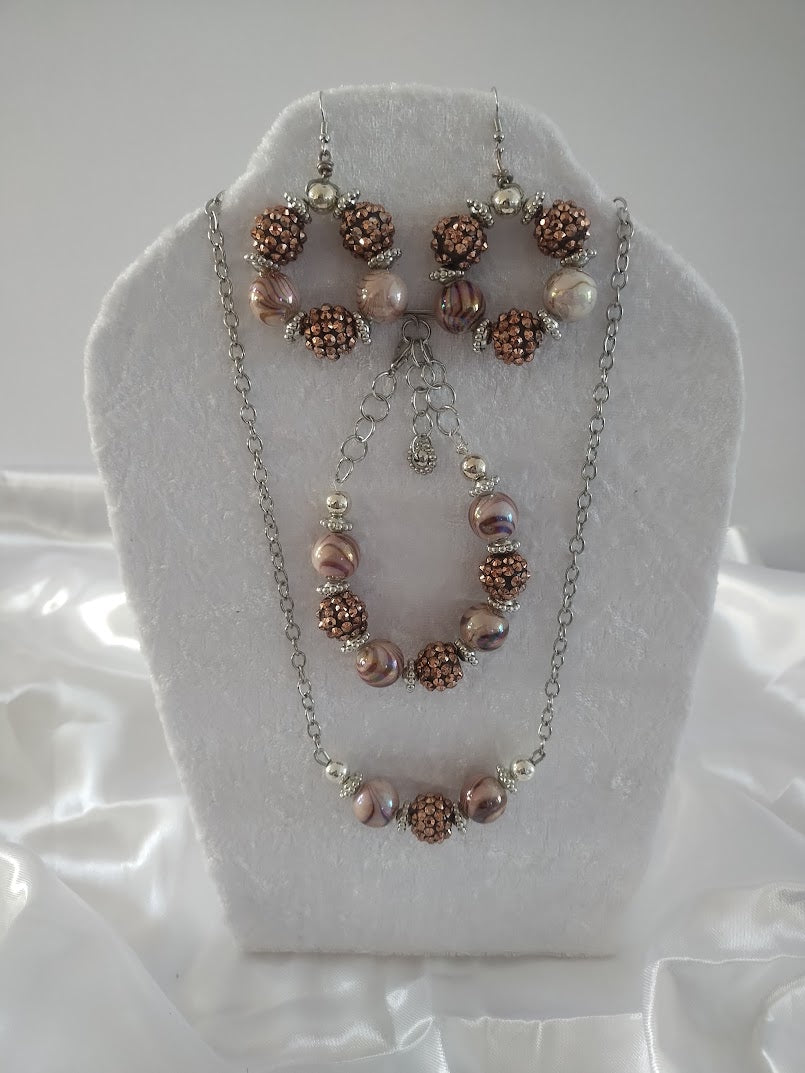 Beaded Set - Handmade Jewelry