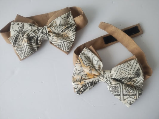 Broomstick Harry Potter Pre-Tied Double Decker Bow Tie
