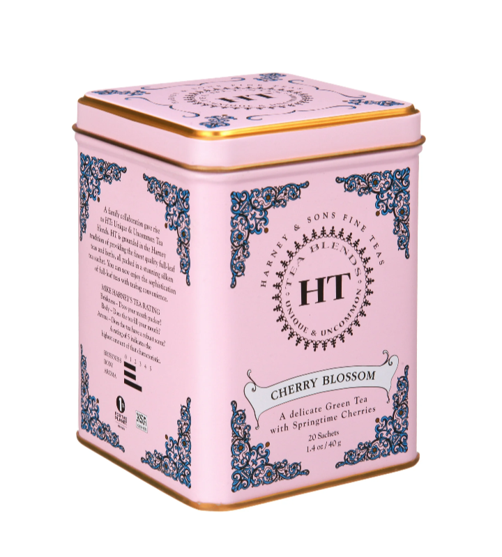 Tea Time Gift Set  - Cherry Blossom Flavor - Self Care, Thinking of You, Get Well, Sympathy, Special Occasion Gift