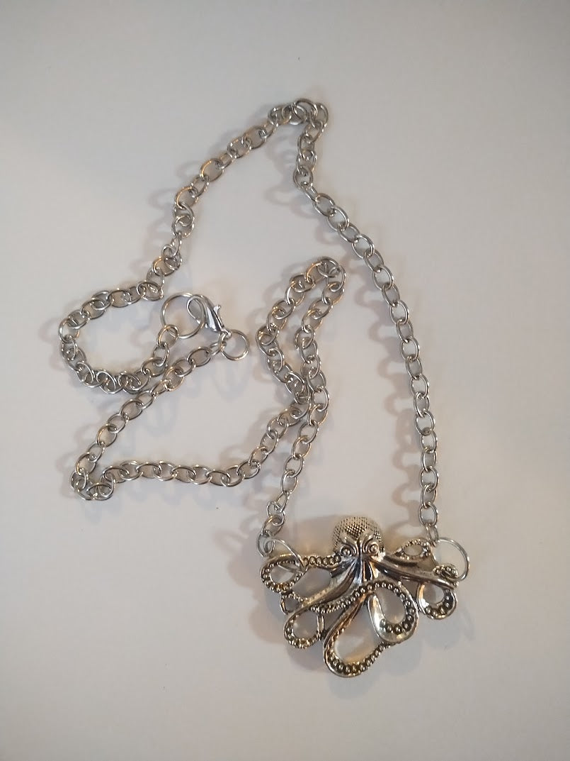 Octopus Necklace - Handmade Jewelry