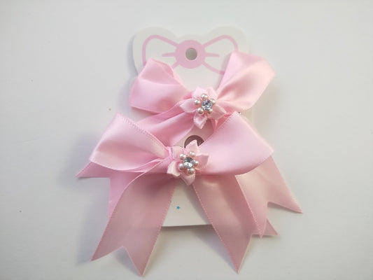 Pink Bow Set - Handmade